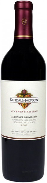 Вино Kendall-Jackson, "Vintner's Reserve" Cabernet Sauvignon, 2007