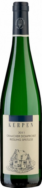 Вино Kerpen, "Graacher Domprobst" Riesling Spatlese, 2007