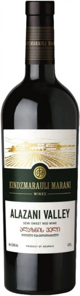 Вино Kindzmarauli Marani, "Alazani Valley" red, 2019