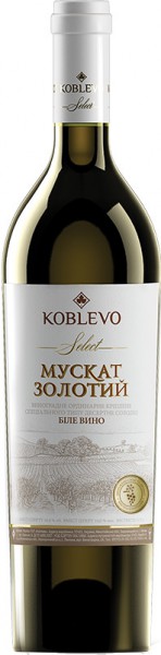 Вино Koblevo, "Select" Muskat Gold