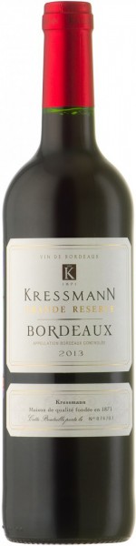 Вино Kressmann, "Grande Reserve" Bordeaux Rouge AOC, 2013