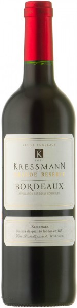 Вино Kressmann, "Grande Reserve" Bordeaux Rouge AOC, 2014