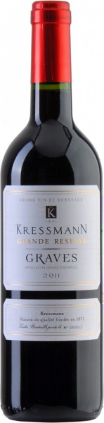 Вино Kressmann, "Grande Reserve" Graves AOC Rouge, 2011