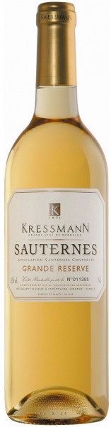 Вино Kressmann, "Grande Reserve" Sauternes AOC, 2009