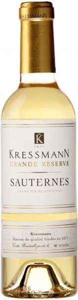 Вино Kressmann, "Grande Reserve" Sauternes AOC, 2011, 0.375 л