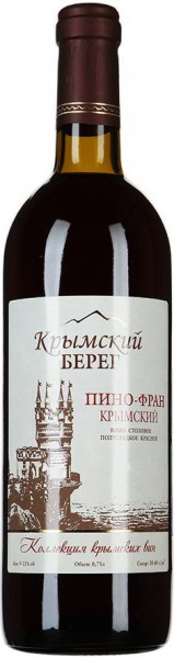 Вино "Krymskiy Bereg" Pinot Franc Krymskiy