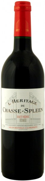 Вино L'Heritage de Chasse-Spleen, Haut-Medoc AOC, 2005