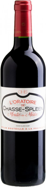 Вино "L'Oratoire de Chasse-Spleen", Moulis-en-Medoc AOC Cru Bourgeois, 2015