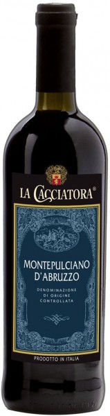 Вино "La Cacciatora", Montepulciano d'Abruzzo DOC, 2013