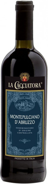 Вино "La Cacciatora" Montepulciano d'Abruzzo DOC, 2017