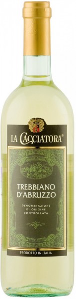 Вино "La Cacciatora", Trebbiano D'Abruzzo DOC, 2015