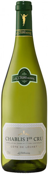 Вино La Chablisienne, Chablis 1-er Cru "Cote de Lechet" AOC, 2016