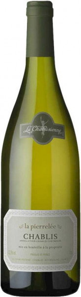 Вино La Chablisienne, Chablis АОС "La Pierrelee", 2015, 0.375 л