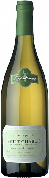Вино La Chablisienne, Petit Chablis AOC "Pas si Petit", 2010, 0.375 л