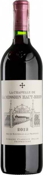 Вино "La Chapelle de La Mission Haut-Brion", Pessac-Leognan, 2013