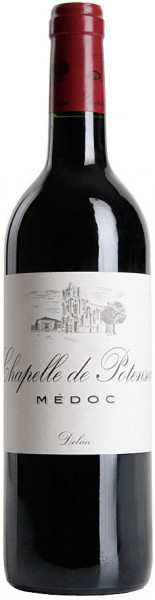 Вино "La Chapelle de Potensac", Medoc AOC, 2010, 0.375 л