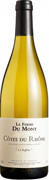 Вино La Ferme Du Mont, "La Truffiere" Blanc, Cotes du Rhone AOC, 2015