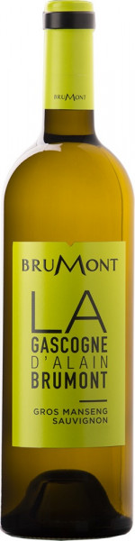 Вино "La Gascogne d'Alain Brumont" Gros Manseng-Sauvignon Blanc, Cotes de Gascogne IGP, 2018