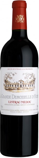 Вино "La Grande Demoiselle d'Hosten", Listrac-Medoc AOC, 2010