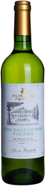 Вино La Guyennoise, "Des Gracieuses Vignes" Blanc, Bordeaux AOC, 2016
