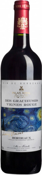 Вино La Guyennoise, "Des Gracieuses Vignes" Loving Vincent, Red, Bordeaux AOC, 2018