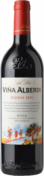 Вино La Rioja Alta, "Vina Alberdi" Reserva, 2015
