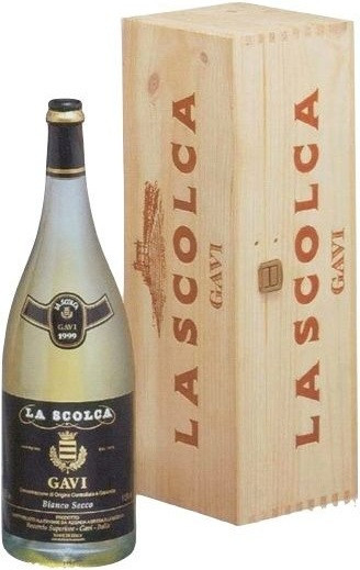 Вино La Scolca, Gavi dei Gavi DOCG, wooden box, 4.5 л