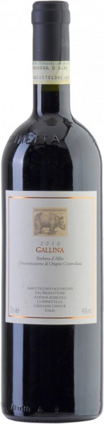Вино La Spinetta, Barbera d'Alba "Gallina", 2010