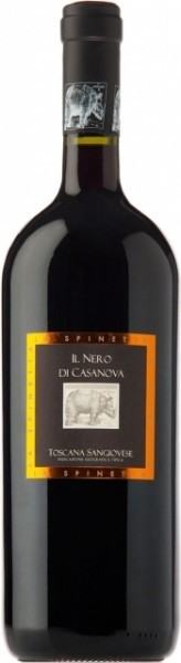 Вино La Spinetta, Sangiovese "Il Nero Di Casanova", Toscana IGT, 2008, 1.5 л