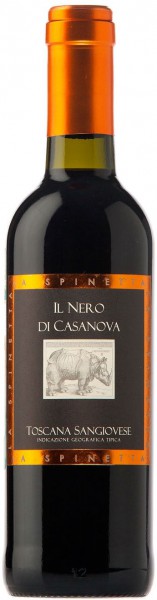 Вино La Spinetta, Sangiovese "Il Nero Di Casanova", Toscana IGT, 2011, 0.375 л