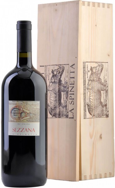 Вино La Spinetta, "Sezzana", Toscana IGT, 2003, wooden box, 1.5 л