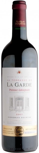 Вино La Terrasse de La Garde Pessac-Leognan AOC, 2007