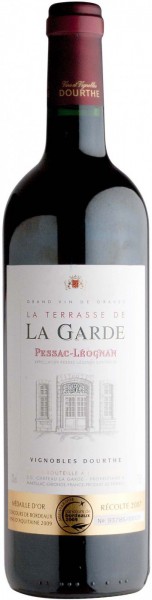 Вино La Terrasse de La Garde, Pessac-Leognan AOC, 2009