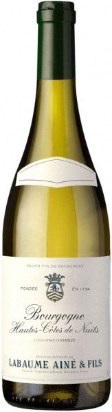 Вино Labaume Aine & Fils, Bourgogne "Hautes-Cotes de Nuits" Blanc AOC, 2016