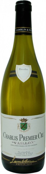Вино Lamblin & Fils, Chablis Premier Cru "Vaillon" AOC
