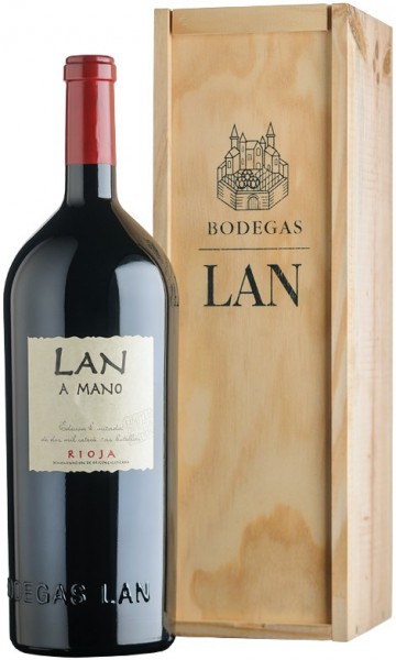 Вино LAN, "A Mano" Edicion Limitada, Rioja DOC, 2010, wooden box, 1.5 л