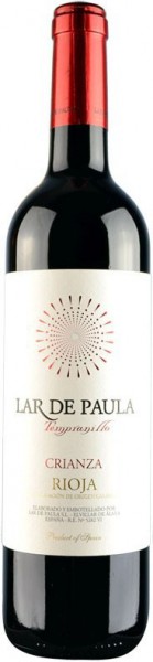 Вино Lar de Paula, Tempranillo Crianza, Rioja DOC, 2008