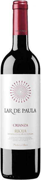 Вино Lar de Paula, Tempranillo Crianza, Rioja DOC, 2015