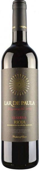 Вино Lar de Paula, Tempranillo Reserva, Rioja DOC, 2011