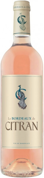 Вино "Le Bordeaux de Citran" Rose, Bordeaux AOC, 2019