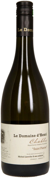 Вино Le Domaine d'Henri, "Saint Pierre" Chablis AOC, 2018