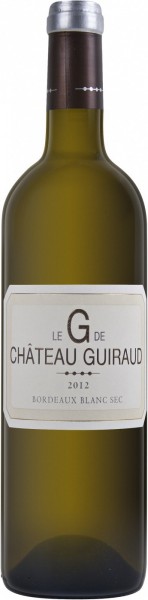Вино Le "G" de Chateau Guiraud, Bordeaux Blanc Sec, 2012