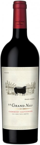 Вино "Le Grand Noir" Cabernet Sauvignon, Pays d'Oc IGP, 2015