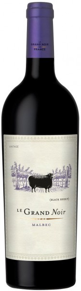 Вино "Le Grand Noir" Malbec, Pays d'Oc IGP, 2016