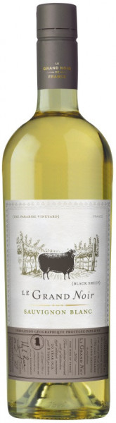 Вино "Le Grand Noir" Sauvignon Blanc, Pays d'Oc IGP, 2022