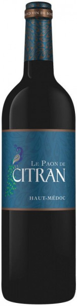 Вино Le Paon de Citran, Haut-Medoc AOC, 2011