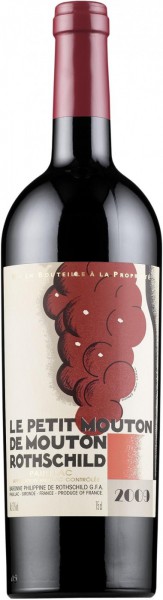 Вино "Le Petit Mouton" De Mouton Rothschild, 2009