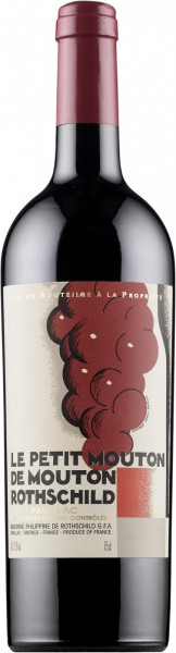 Вино "Le Petit Mouton" De Mouton Rothschild, 2014