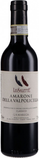 Вино Le Salette, "La Marega", Amarone della Valpolicella Classico DOC, 2015, 0.375 л