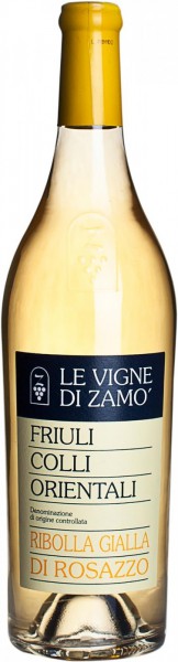Вино Le Vigne di Zamo, Ribolla Gialla, Colli Orientali del Friuli DOC, 2010